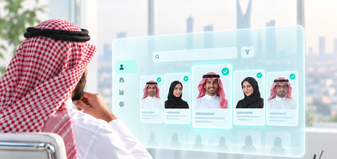 مسؤول توظيف يستعرض ملفات المرشحين